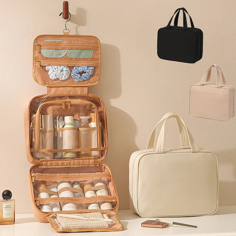 Trousse de toilette suspendue grande capacité – 30 × 22 × 12 cm