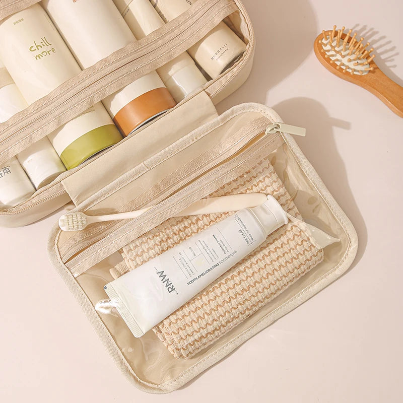 Trousse de toilette suspendue grande capacité – 30 × 22 × 12 cm – vue complémentaire 5
