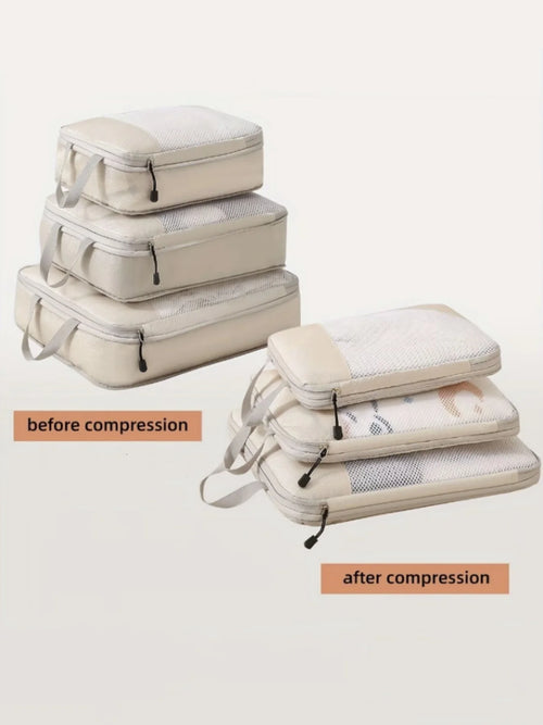 Cubes de compression extensibles pour valise – Set de 3