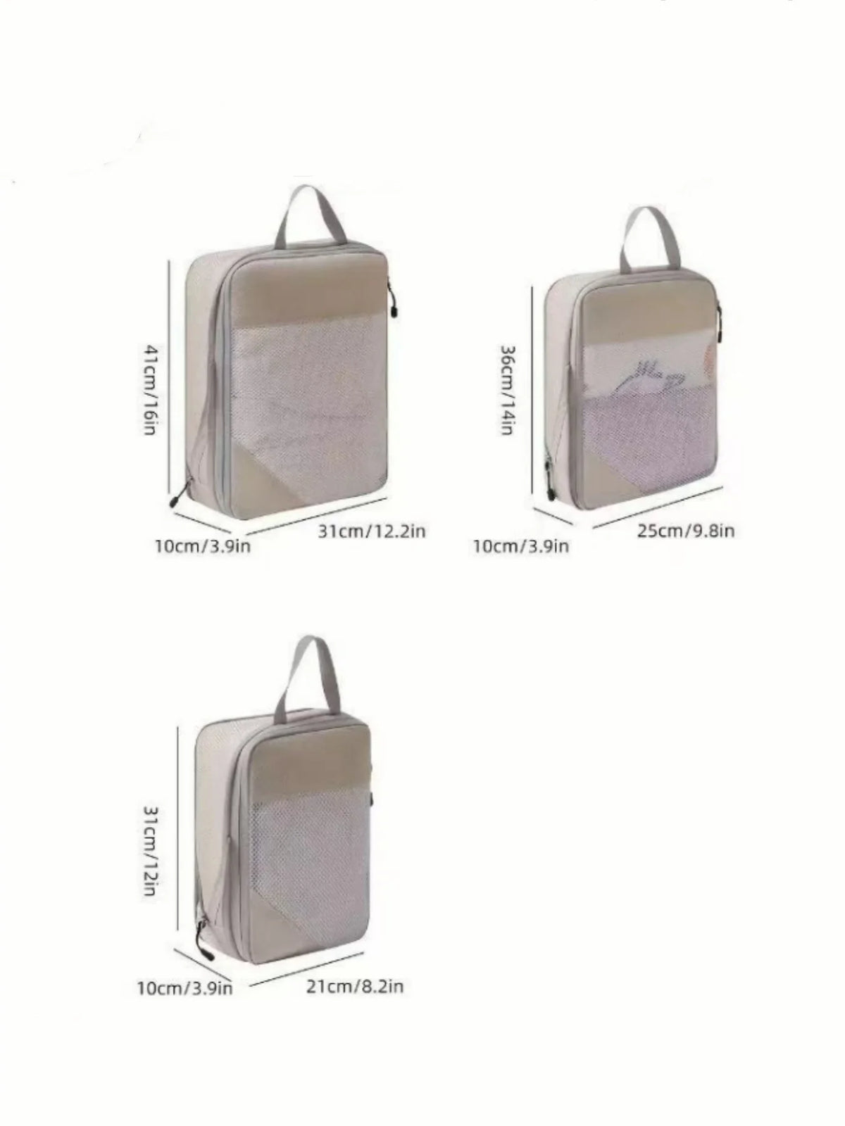 Cubes de compression extensibles pour valise – Set de 3 – vue complémentaire 4
