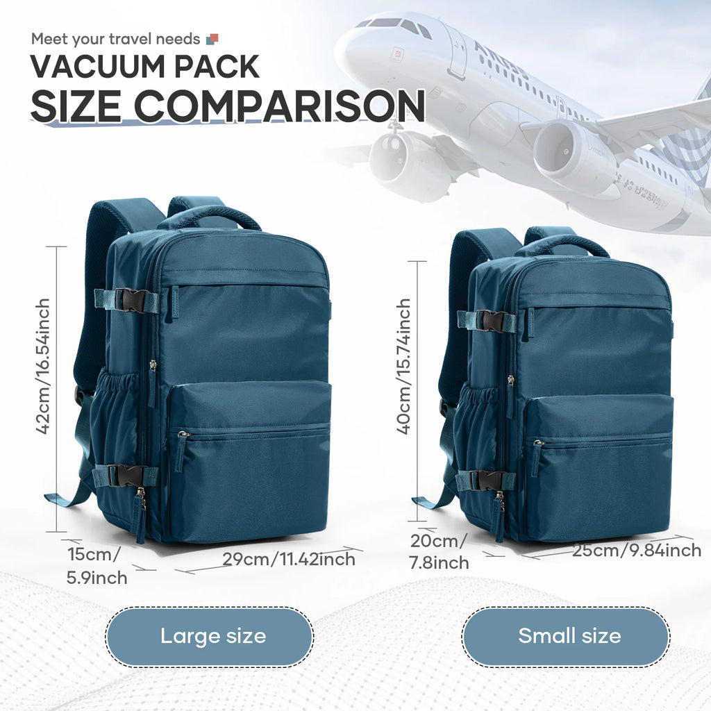Sac à dos à compression sous vide – 2 formats, avec ou sans pompe – vue complémentaire 4