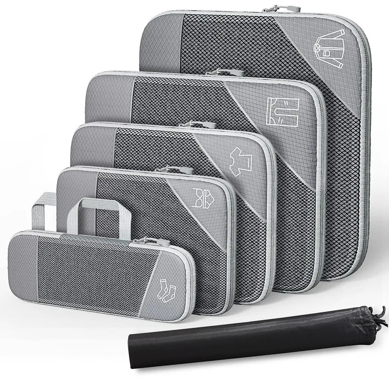 Organiseurs de compression pour valise – Set de 6 multi-formats – vue complémentaire 7