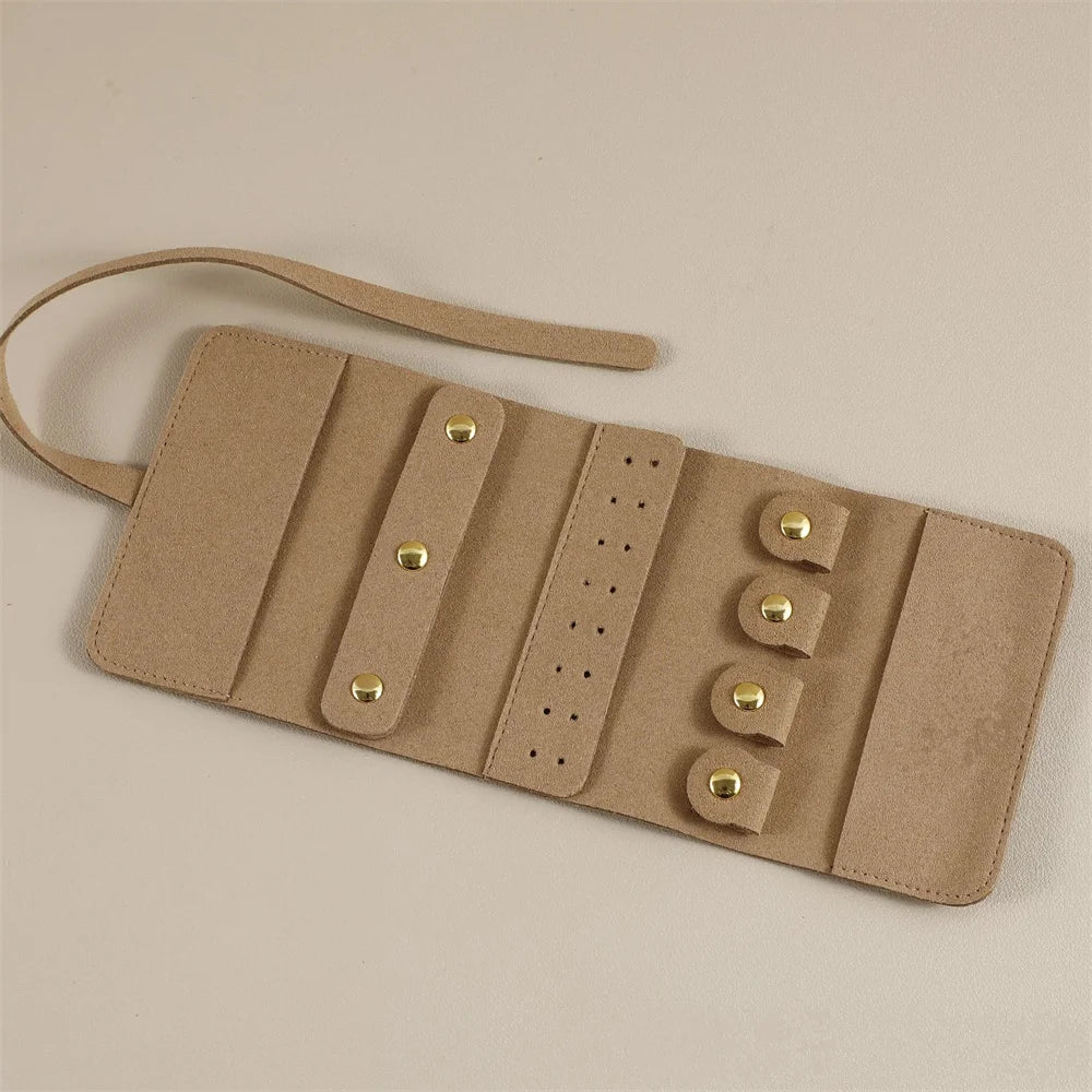 Pochette à bijoux de voyage enroulable – 24 × 10 cm – vue complémentaire 12