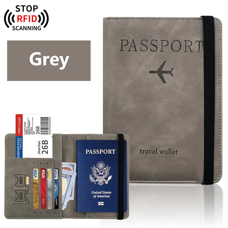 Porte-passeport RFID compact avec rangements – vue complémentaire 9