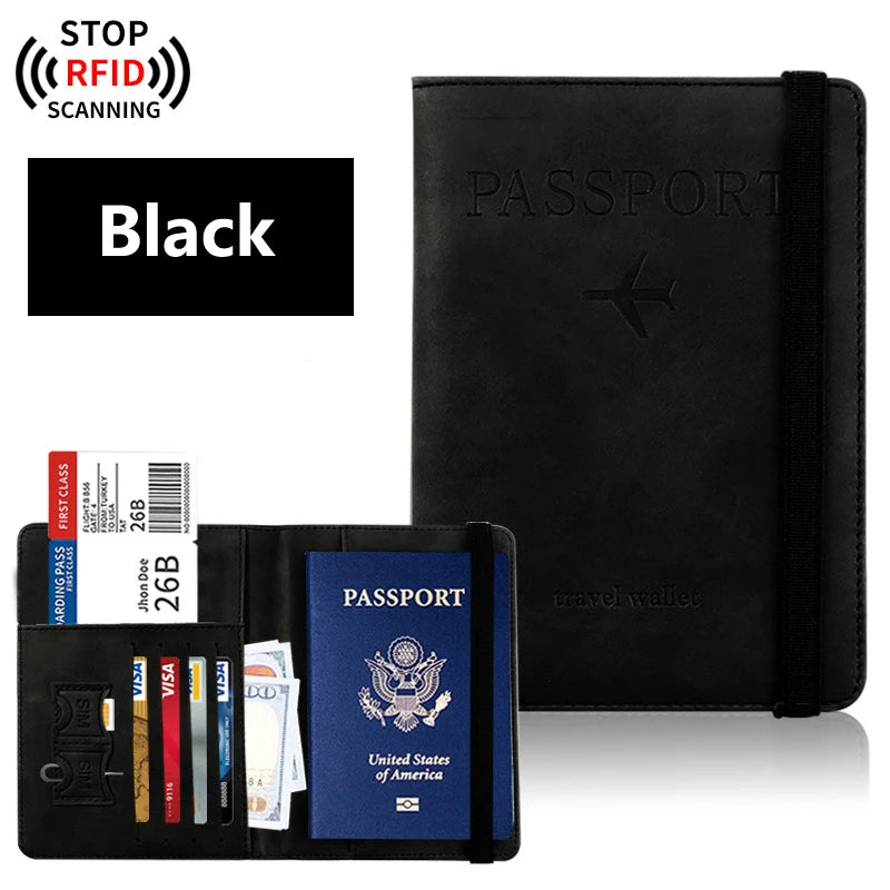 Porte-passeport RFID compact avec rangements – vue complémentaire 12