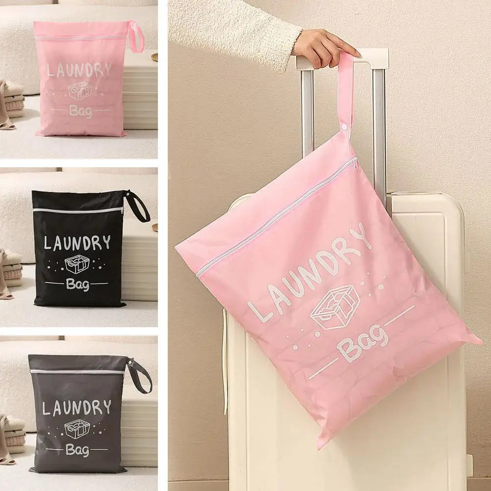 Sac à linge de voyage zippé – 38 × 48 cm – vue complémentaire 5