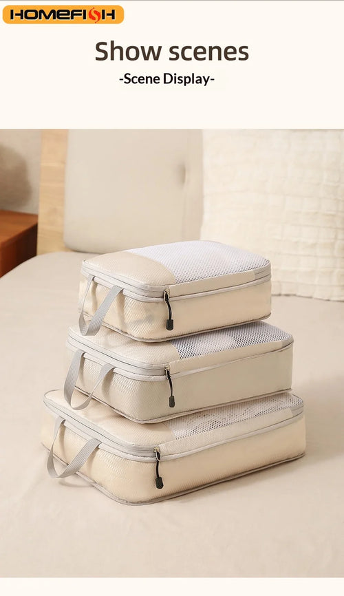 Cubes de compression pour valise – Set de 3, 290 g – vue complémentaire 2