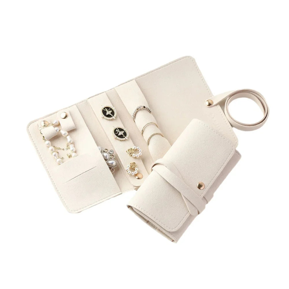 Pochette à bijoux de voyage enroulable – 24 × 10 cm – vue complémentaire 7