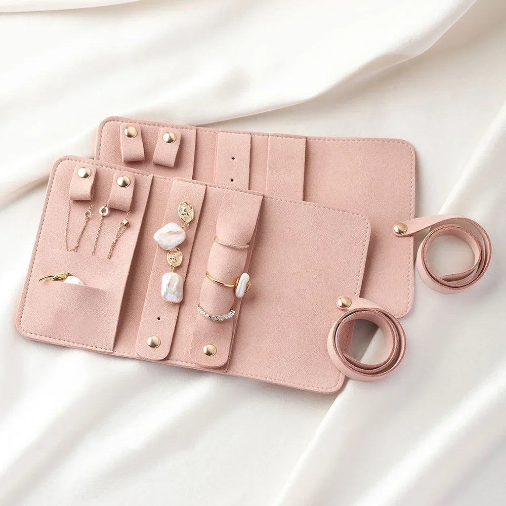 Pochette à bijoux de voyage enroulable – 24 × 10 cm – vue complémentaire 14