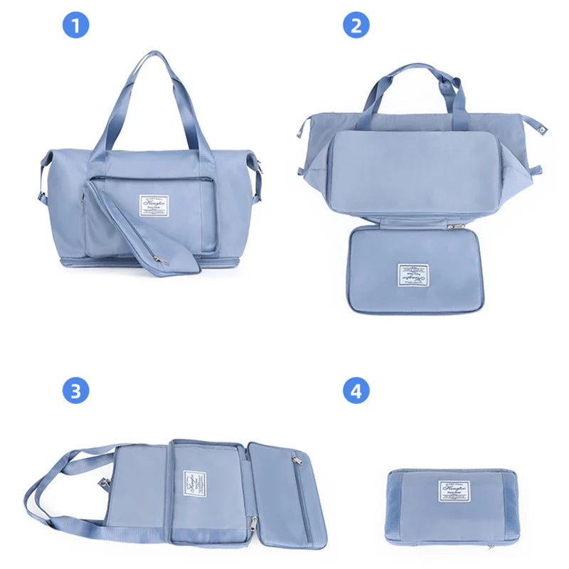 Sac de voyage extensible grande capacité – Modèles pliables – vue complémentaire 6