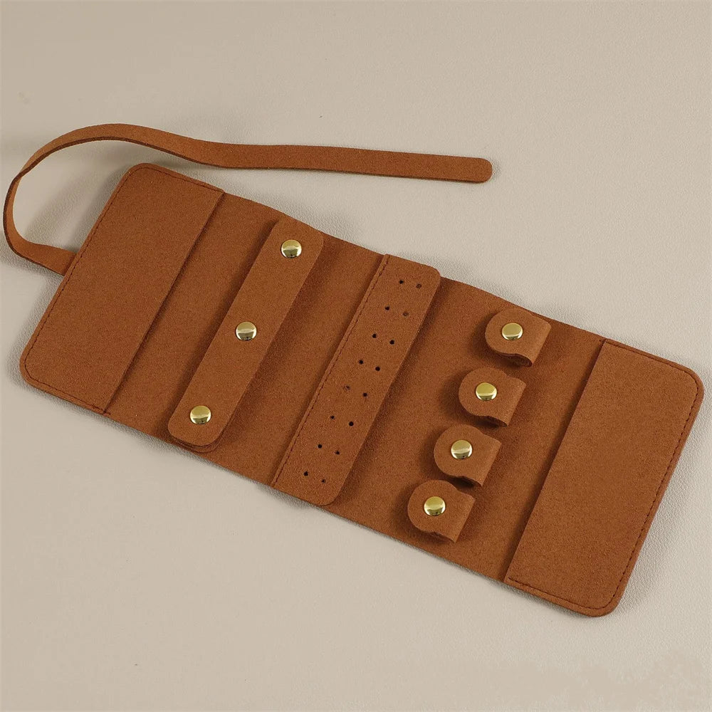Pochette à bijoux de voyage enroulable – 24 × 10 cm – vue complémentaire 19