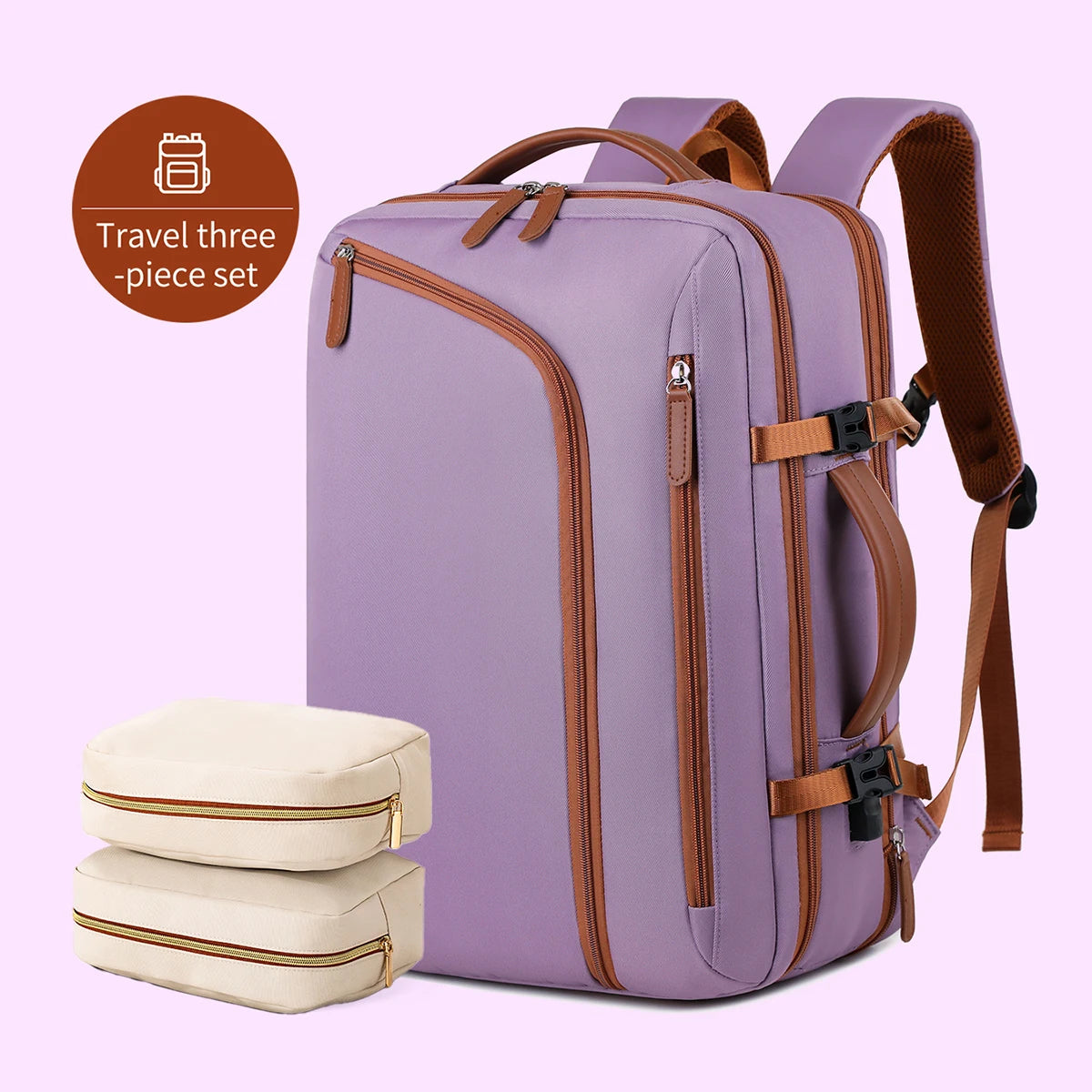 Sac à dos de voyage 20–35 L avec 2 trousses en option – vue complémentaire 8