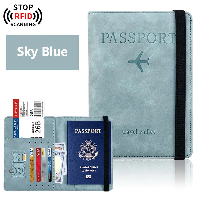 Porte-passeport RFID compact avec rangements – vue complémentaire 8