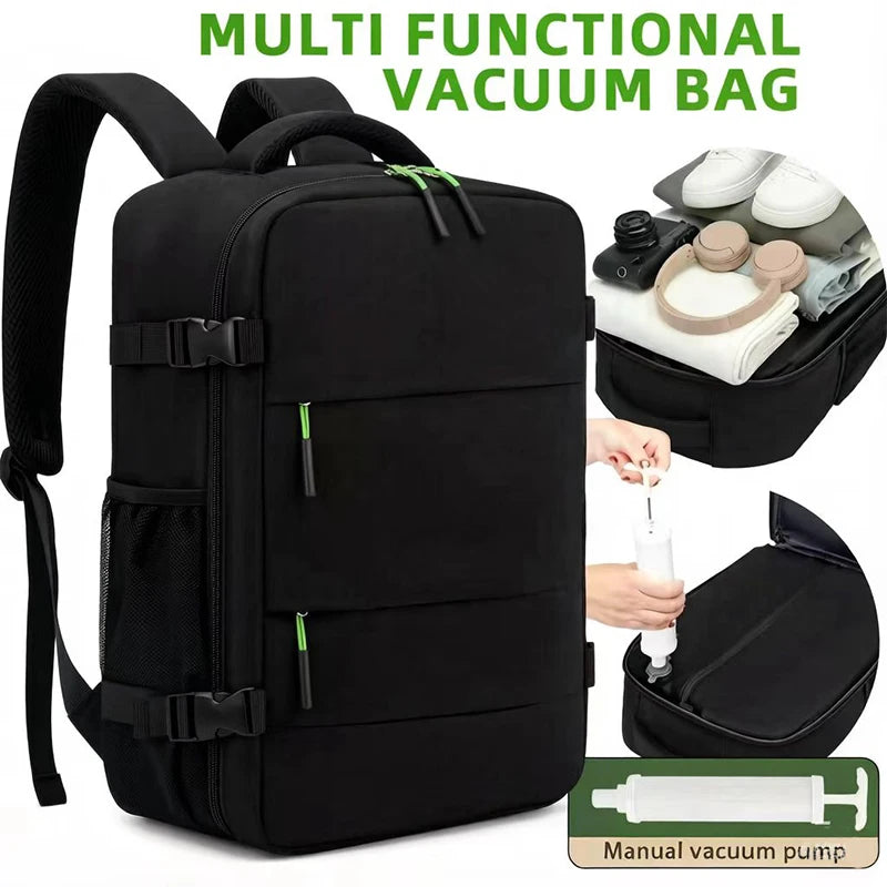Sac à dos à compression sous vide avec pompe manuelle – 20–35 L – vue complémentaire 8