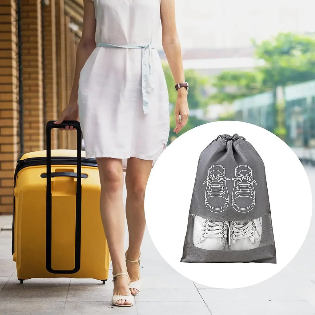 Sacs à chaussures de voyage – Lots de 5 ou 10 – vue complémentaire 6