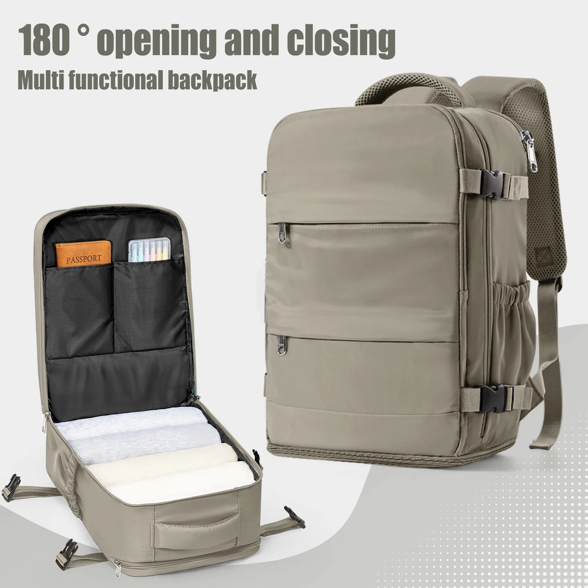 Sac à dos cabine 40 × 30 × 20 cm avec poche ordinateur – vue complémentaire 8