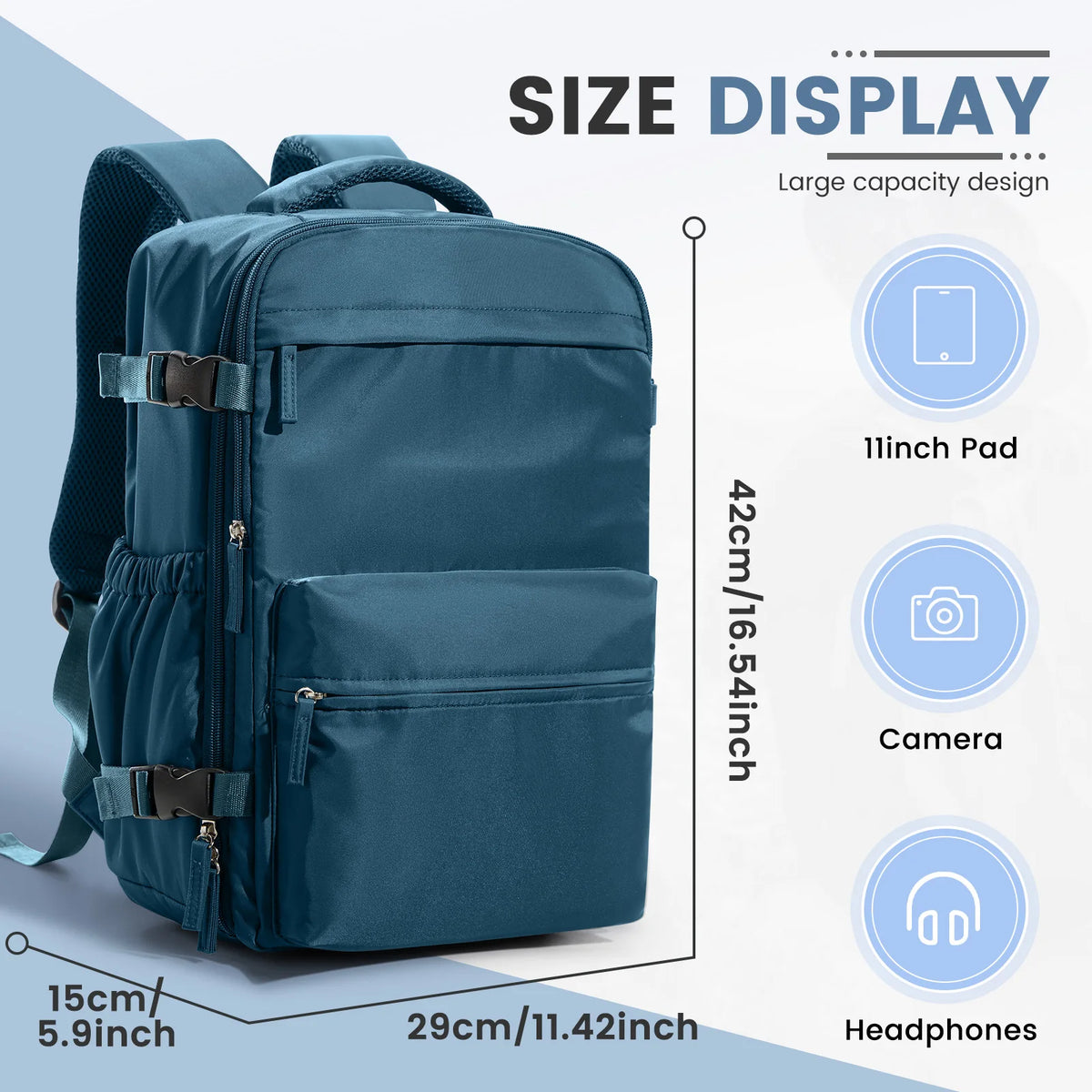 Sac à dos à compression sous vide – 2 formats, avec ou sans pompe – vue complémentaire 11