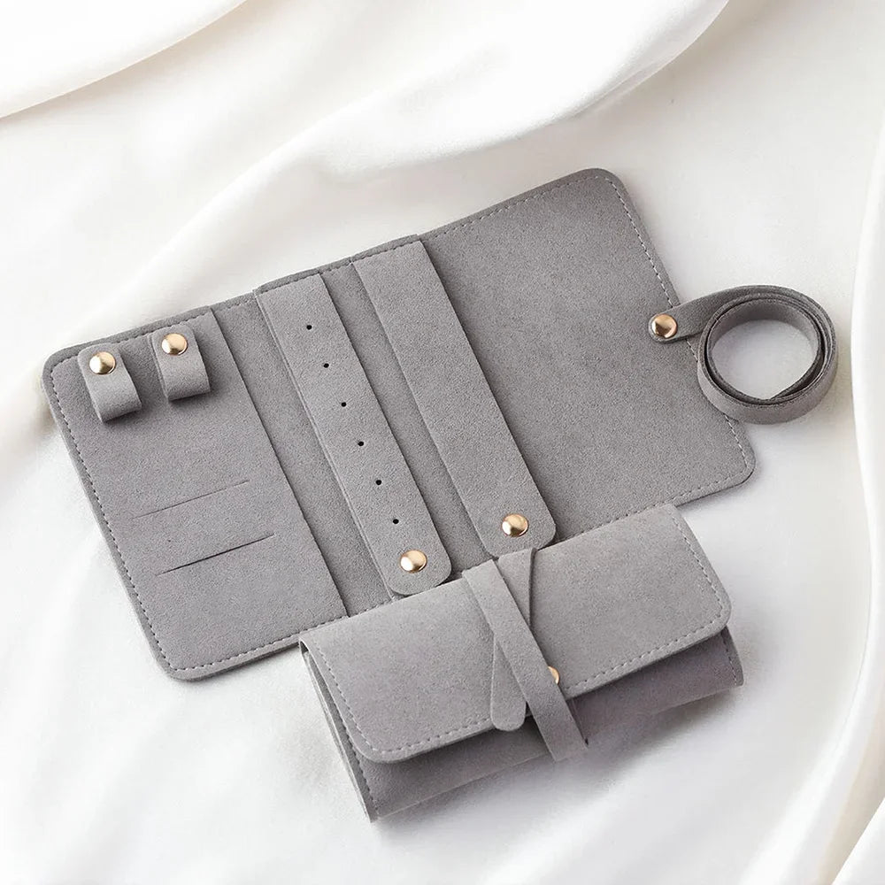 Pochette à bijoux de voyage enroulable – 24 × 10 cm – vue complémentaire 17