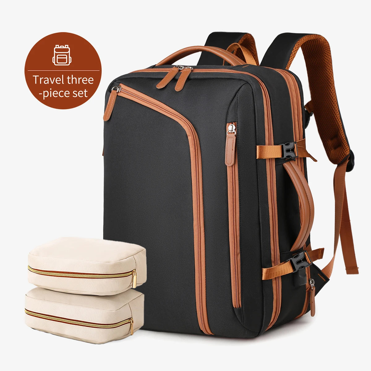 Sac à dos de voyage 20–35 L avec 2 trousses en option – vue complémentaire 13