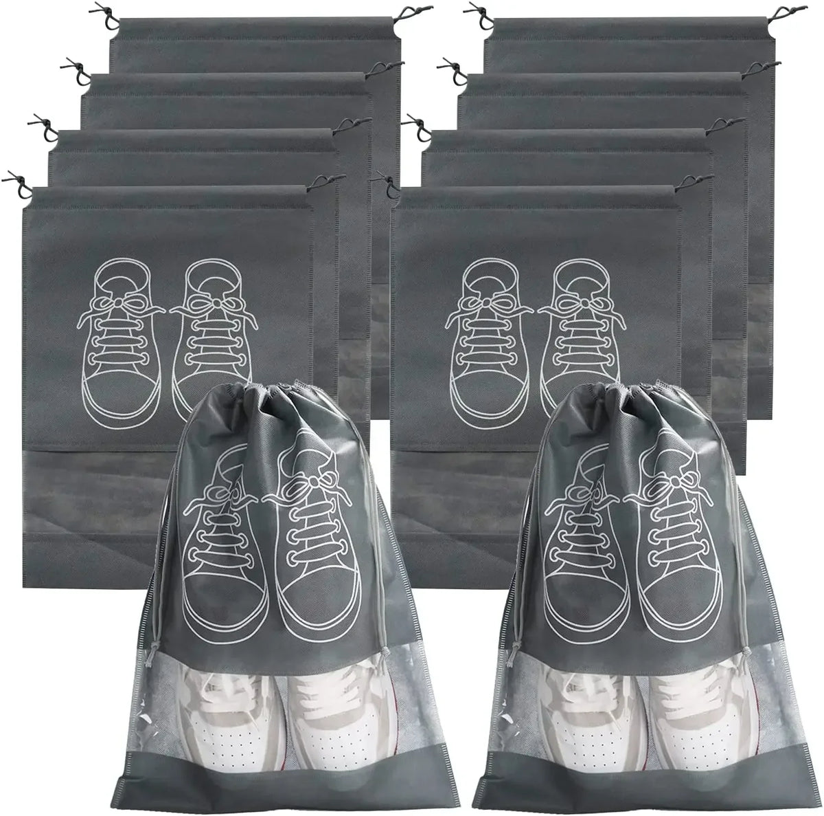 Sacs à chaussures de voyage – Lots de 5 ou 10 – vue complémentaire 7