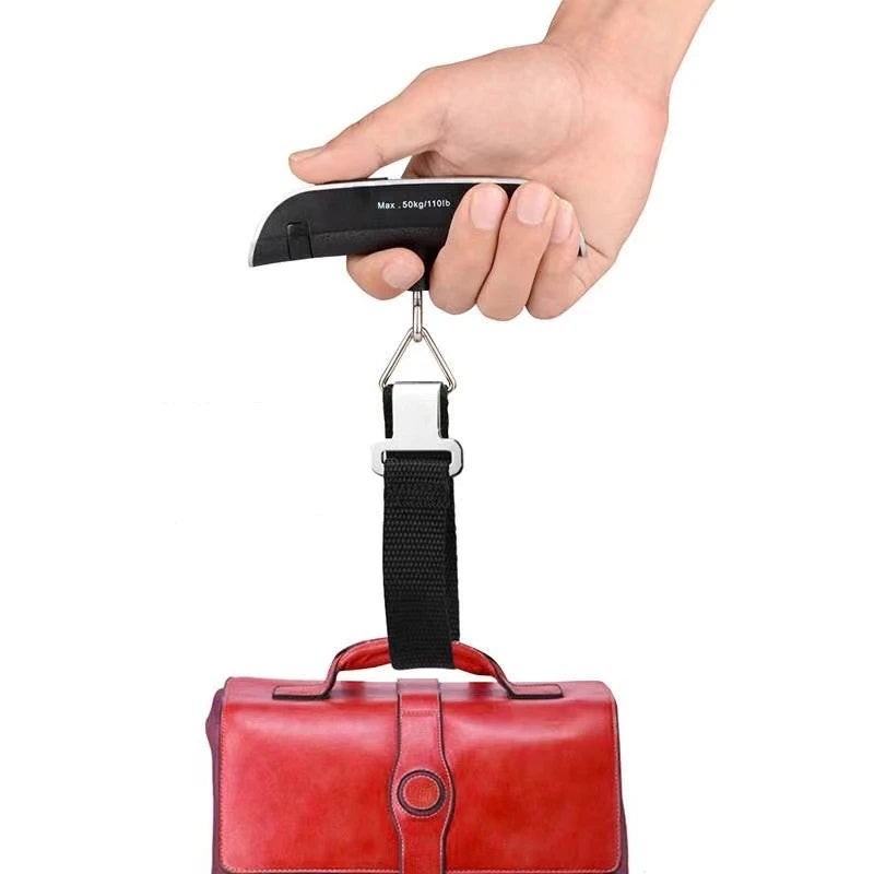 Pèse-bagage électronique 50 kg avec écran LCD – vue de détail 4