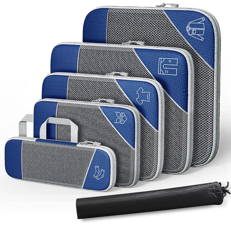 Organiseurs de compression pour valise – Set de 6 multi-formats – vue complémentaire 9