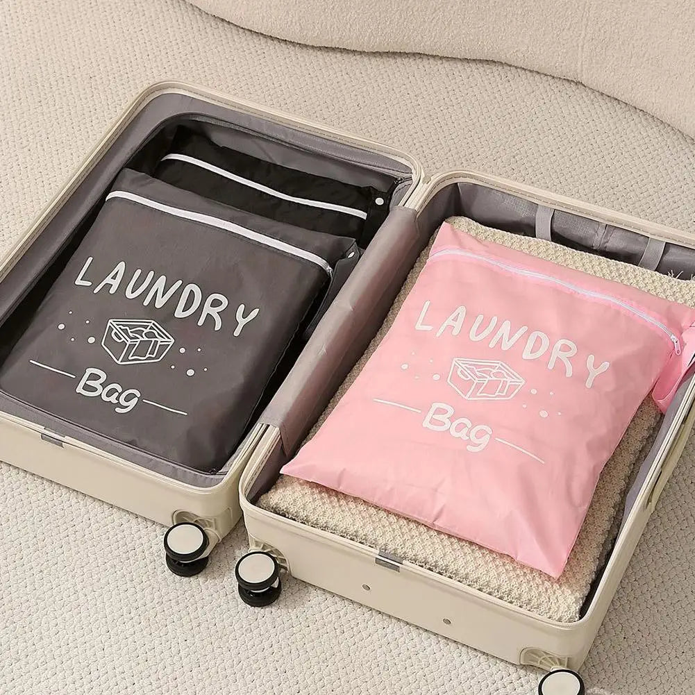 Sac à linge de voyage zippé – 38 × 48 cm – vue complémentaire 6