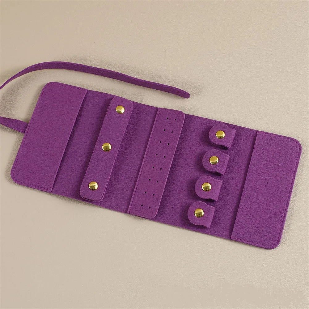 Pochette à bijoux de voyage enroulable – 24 × 10 cm – vue complémentaire 15