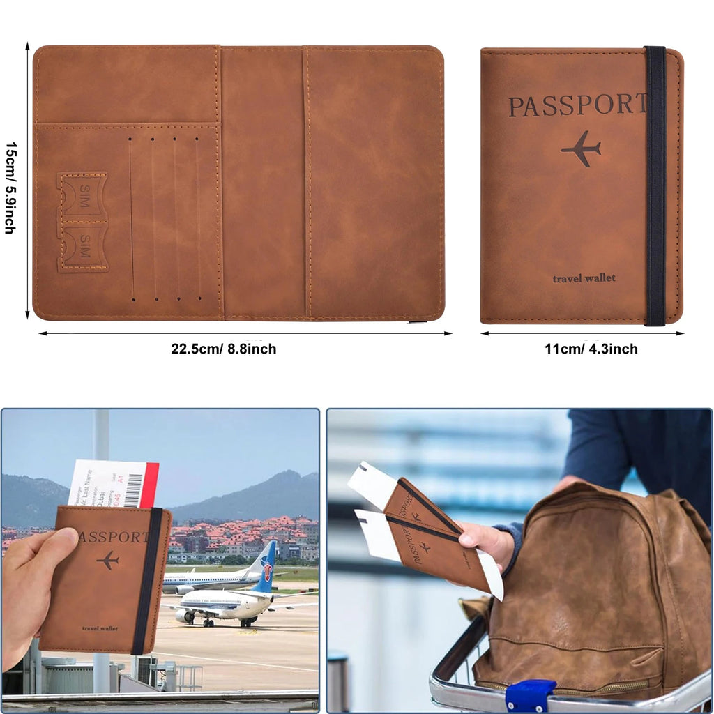 Porte-passeport RFID compact avec rangements – vue complémentaire 6