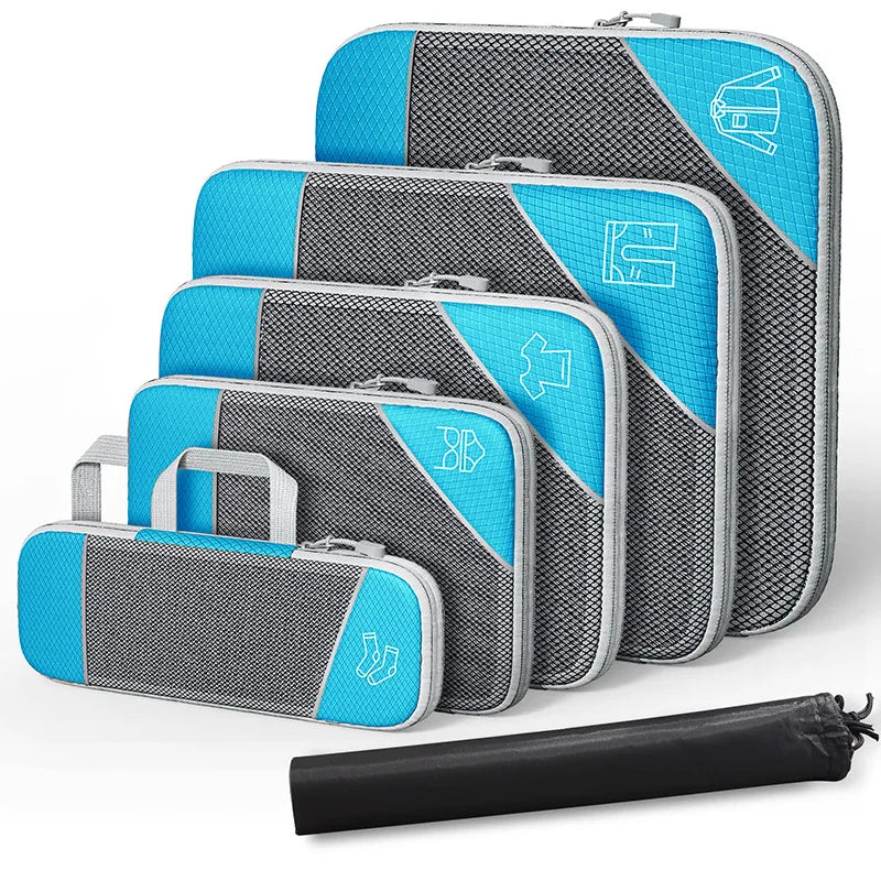 Organiseurs de compression pour valise – Set de 6 multi-formats – vue complémentaire 12
