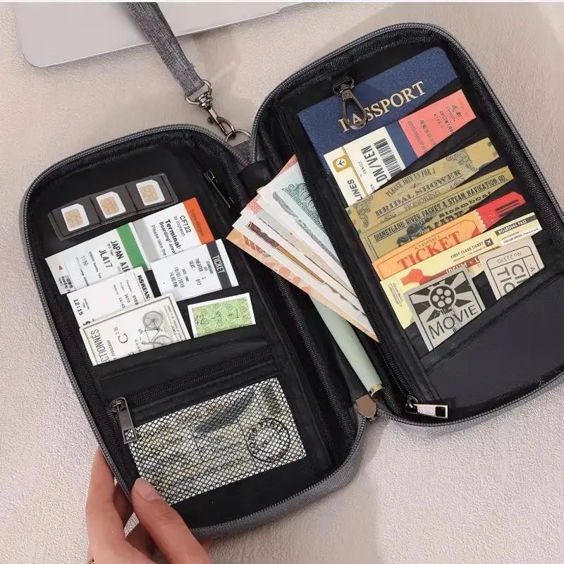 Porte-documents de voyage RFID pour passeports et cartes – vue complémentaire 3