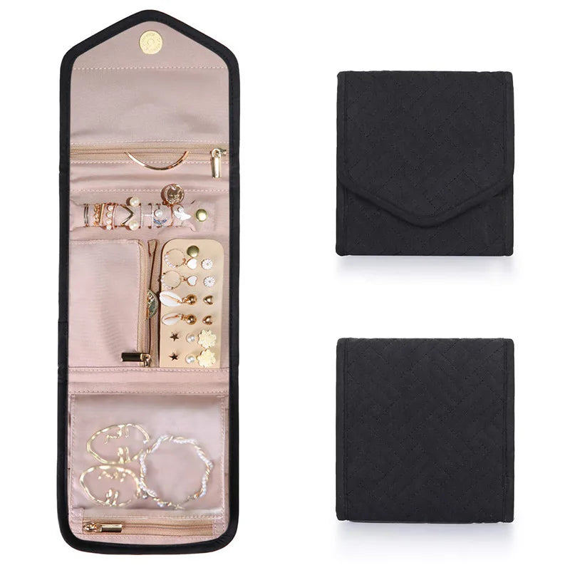 Organisateur de bijoux de voyage pliable – Formats S et L – vue complémentaire 2