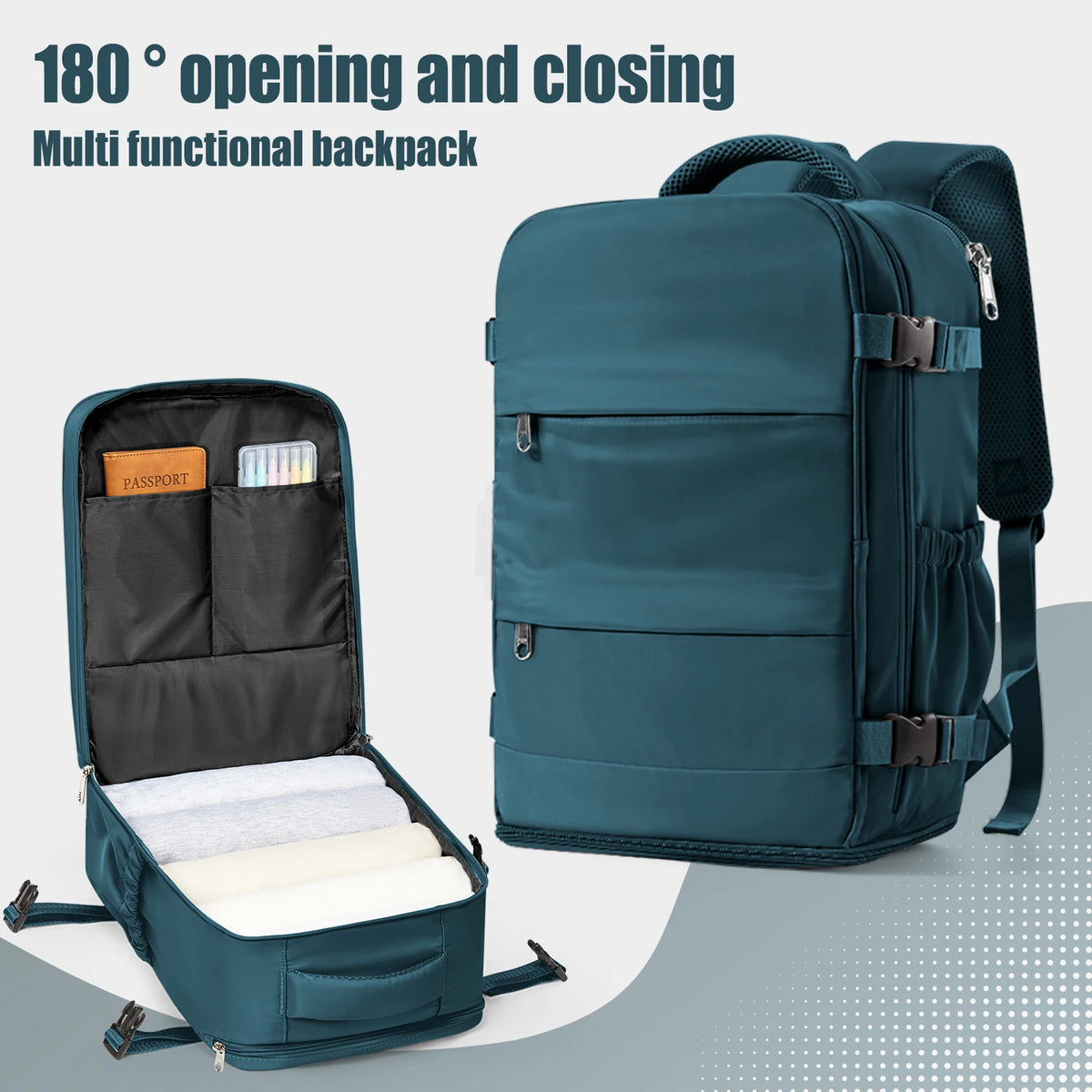Sac à dos cabine 40 × 30 × 20 cm avec poche ordinateur – vue complémentaire 9