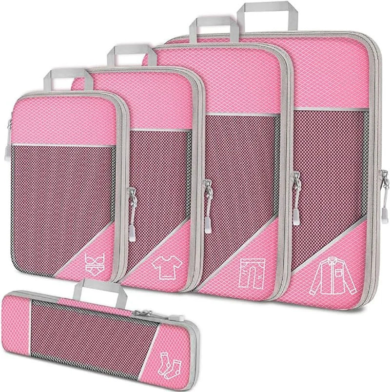 Organiseurs de compression pour valise – Set de 5 avec sac à chaussures – vue complémentaire 8