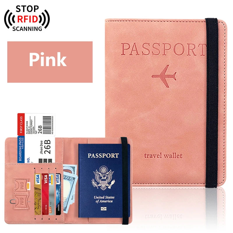 Porte-passeport RFID compact avec rangements – vue complémentaire 10