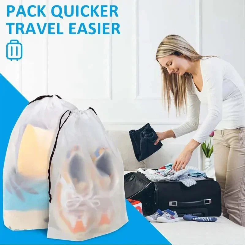 Sacs à chaussures transparents 30 × 40 cm – Lots de 5 ou 10 – vue complémentaire 5