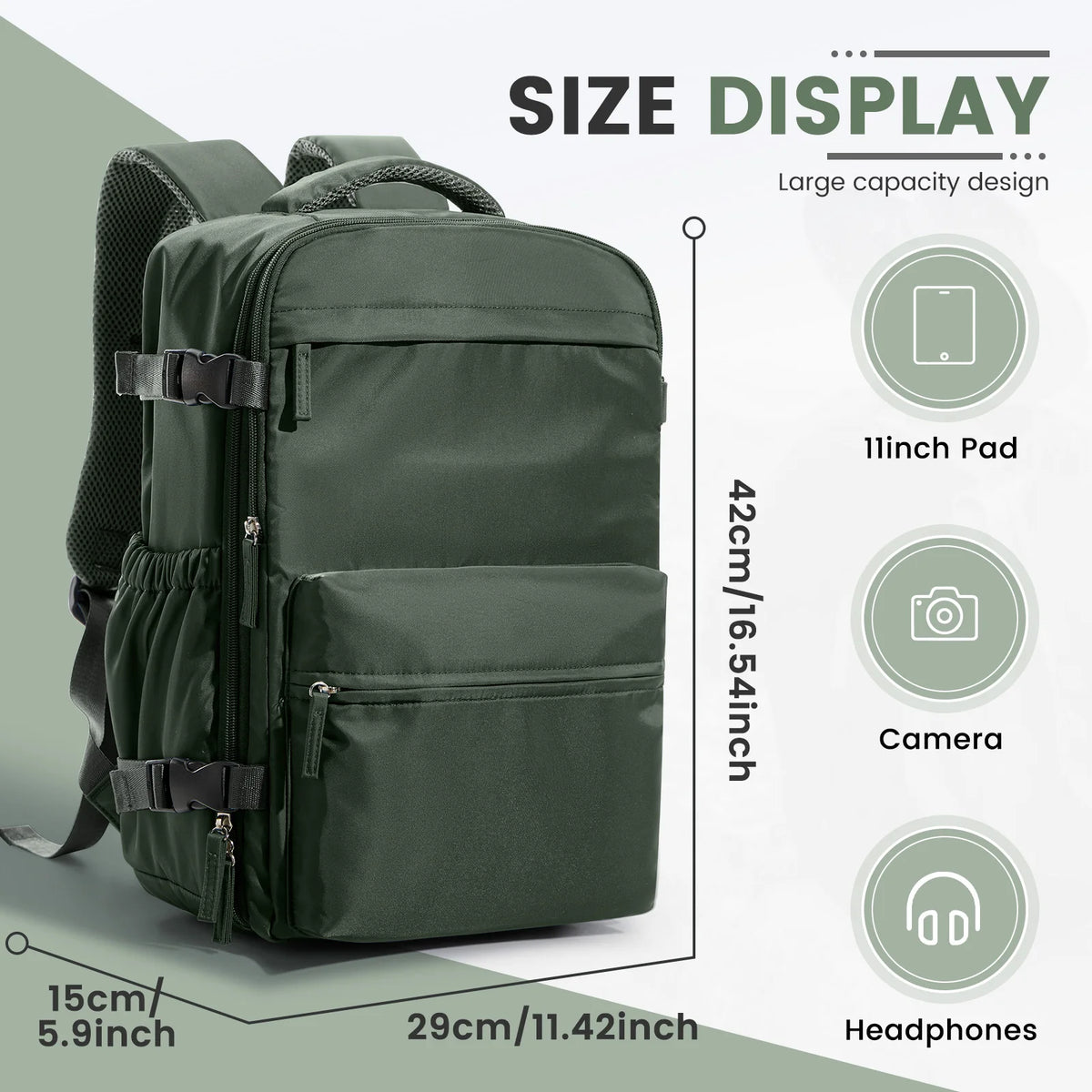 Sac à dos à compression sous vide – 2 formats, avec ou sans pompe – vue complémentaire 9