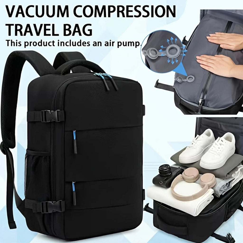 Sac à dos à compression sous vide avec pompe manuelle – 20–35 L