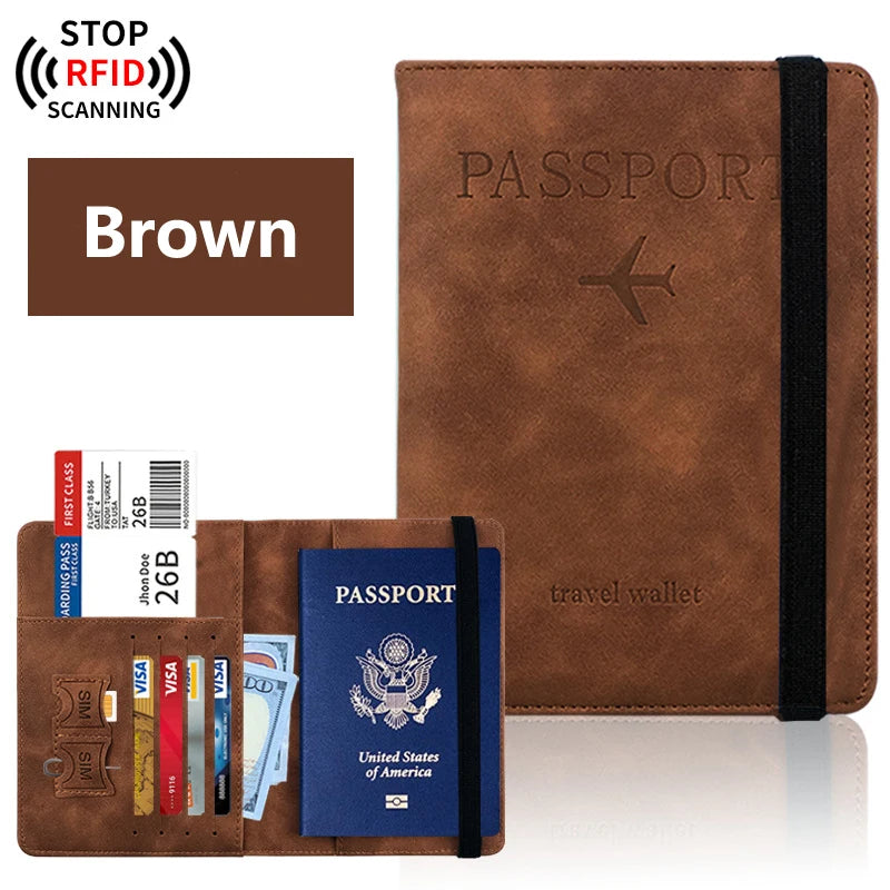 Porte-passeport RFID compact avec rangements – vue complémentaire 7