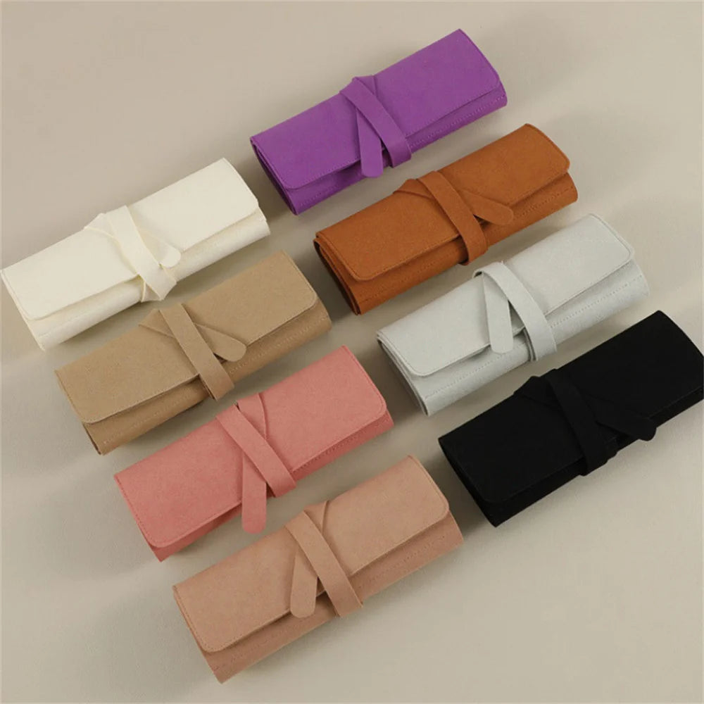 Pochette à bijoux de voyage enroulable – 24 × 10 cm – vue complémentaire 6
