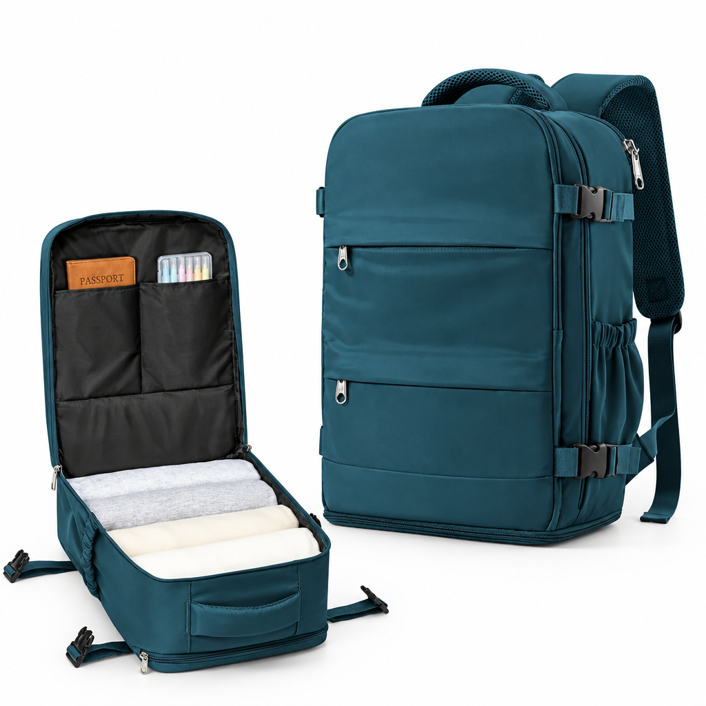 Sac à dos cabine 40 × 30 × 20 cm avec poche ordinateur – vue de détail 5