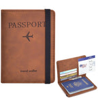 Porte-passeport RFID de voyage avec rangements – vue de détail 2